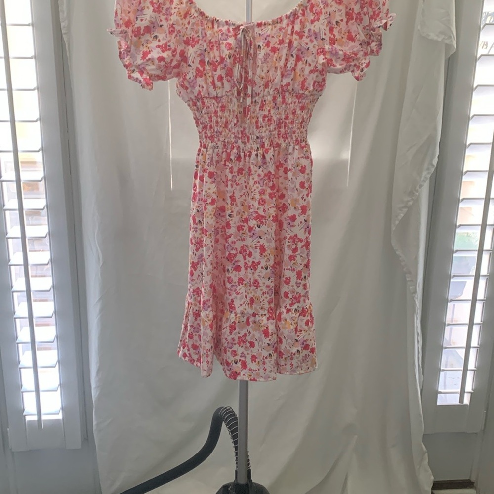 Floral Off-Shoulder Dress
